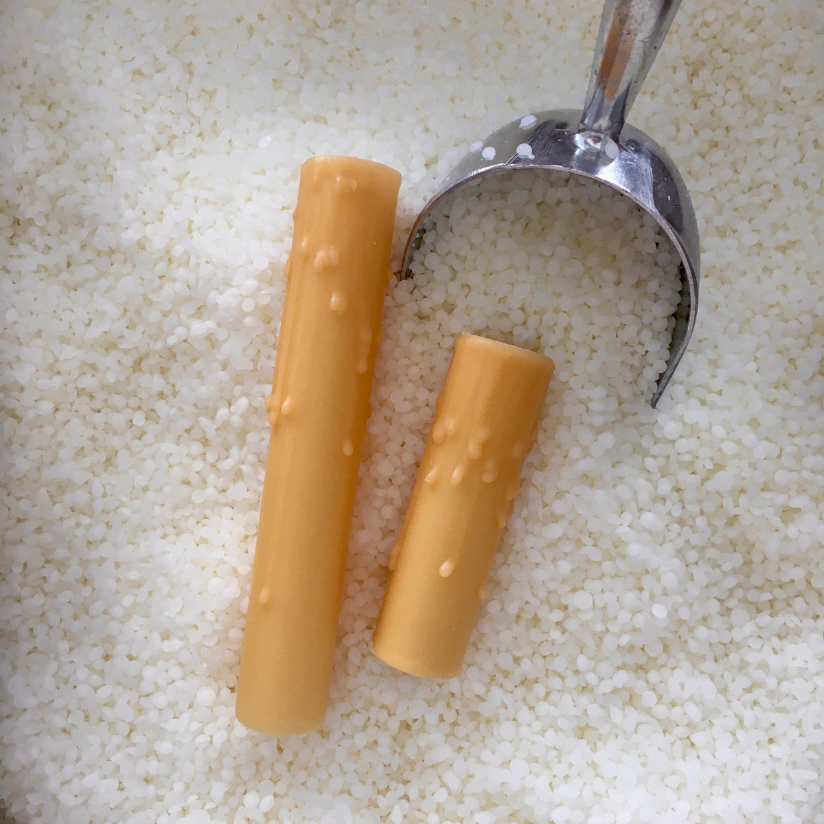 Honey Color Beeswax Candle Cover - Candelabra