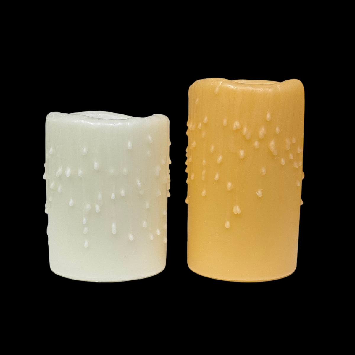 4&quot; Wide Translucent Wax Candle Cover