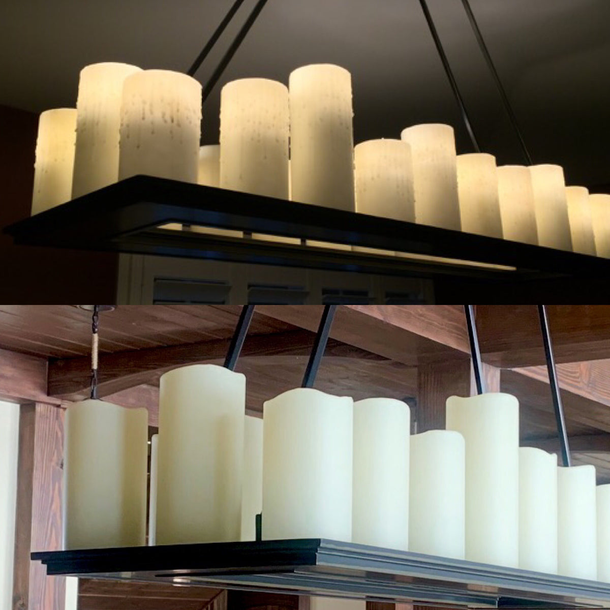 4&quot; Wide Translucent Wax Candle Cover
