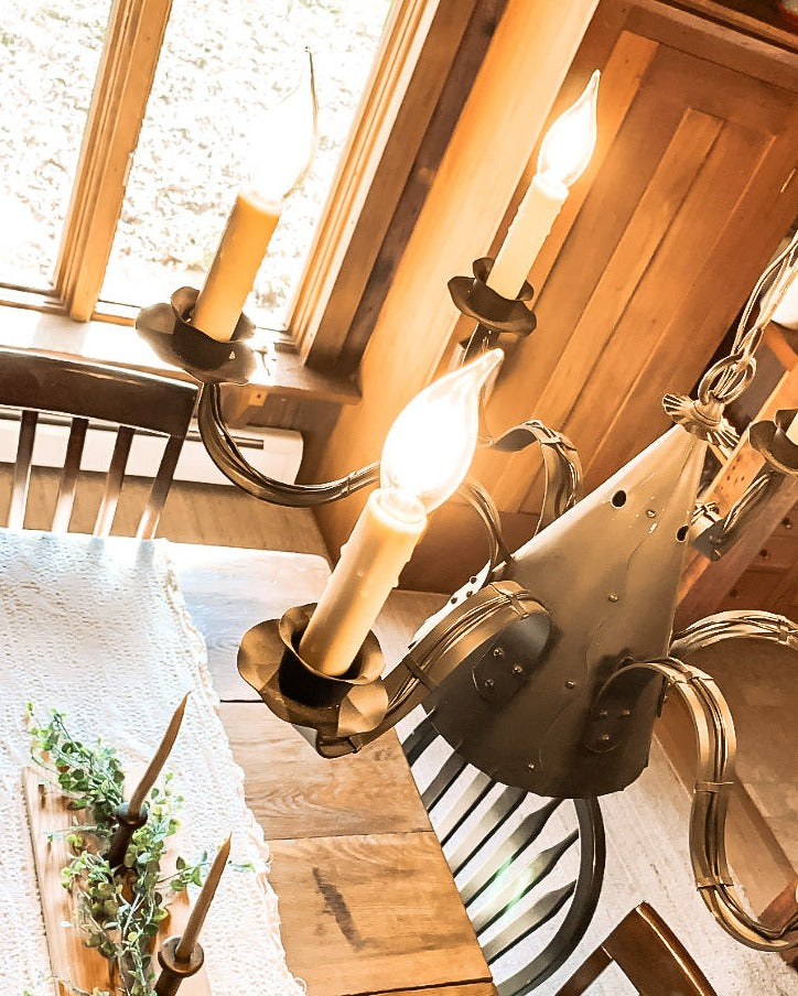 Light Tan / Bone Beeswax Candle Cover - Candelabra