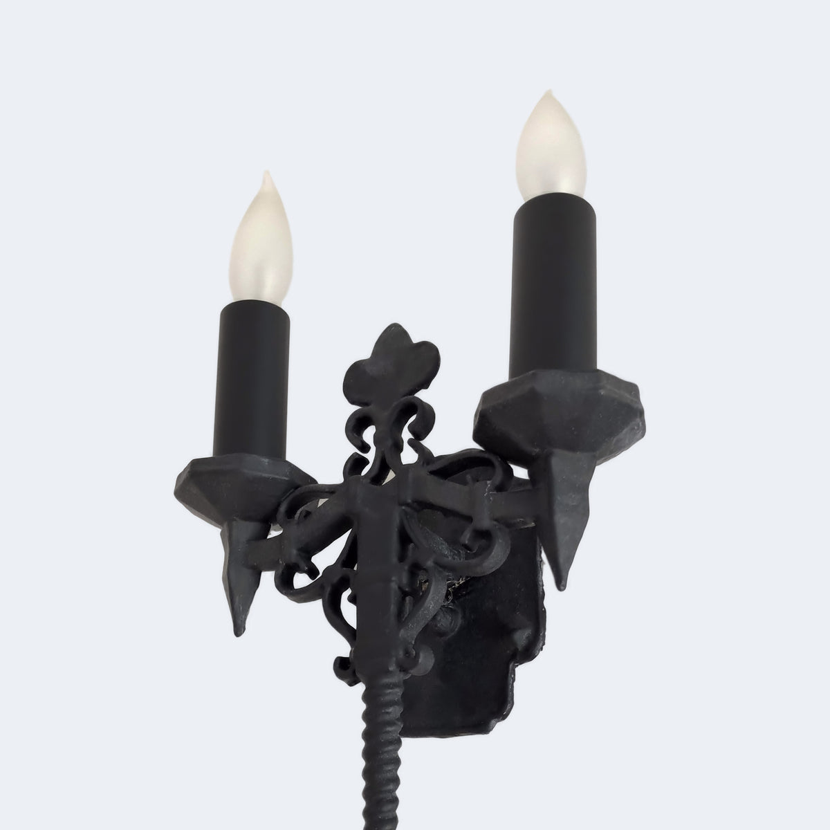 Black candle cover