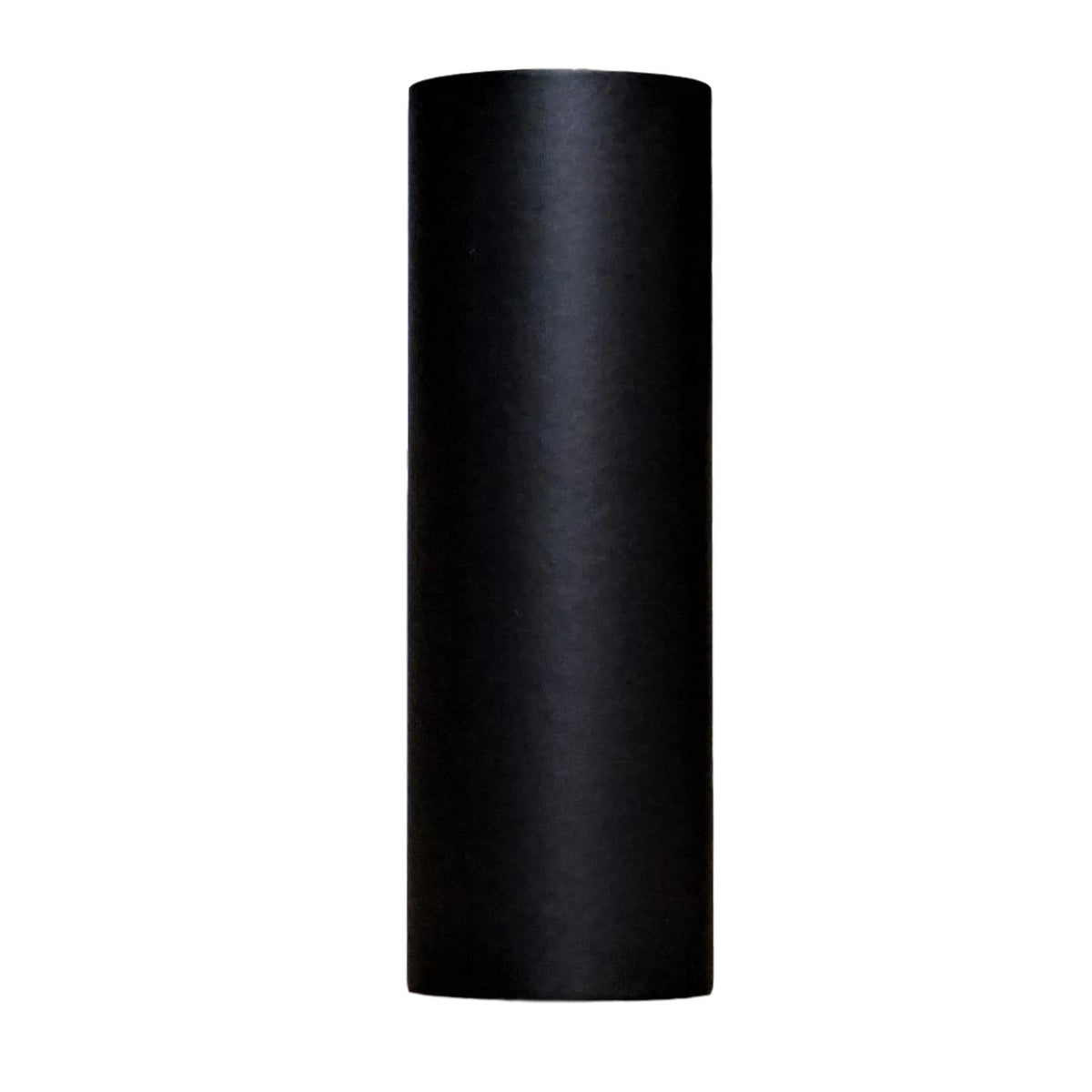 Black cardboard candle cover