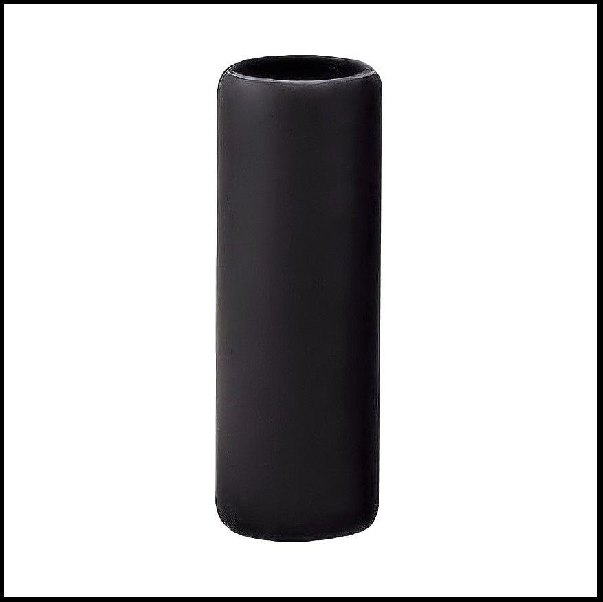 Black resin candle cover