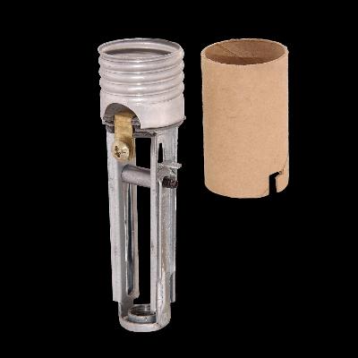 E26 socket with cardboard insulator