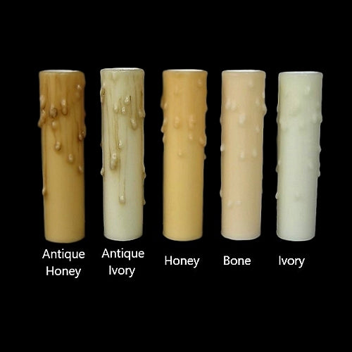 Beeswax candle cover color choices