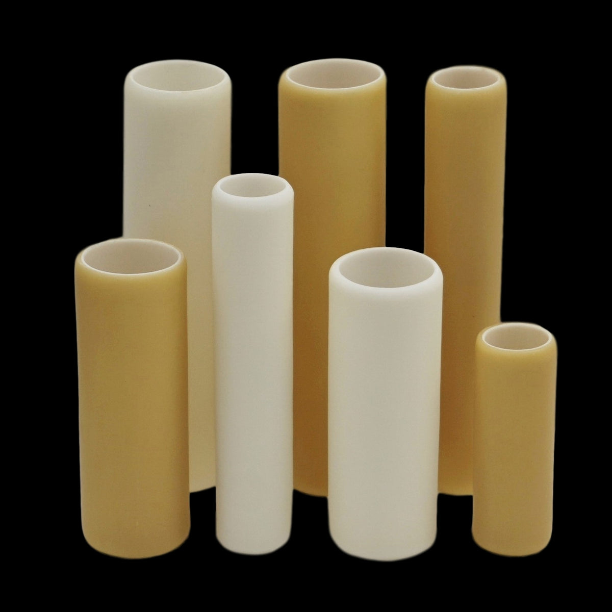 Smooth resin candle cover