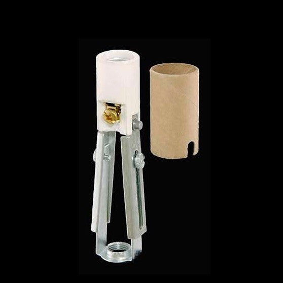 Adjustable chandelier socket